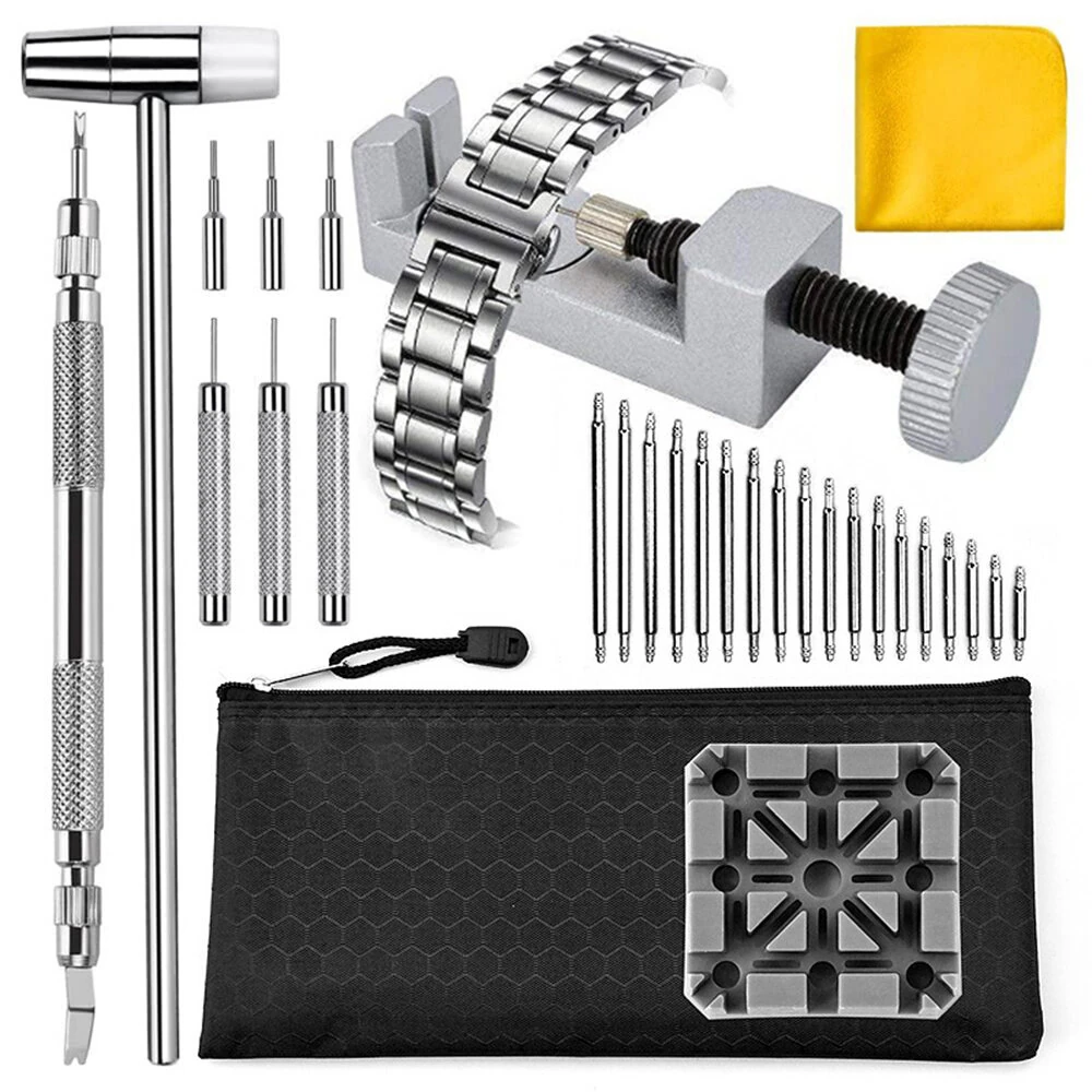 (image for) 10 Pcs Watch Repair Tools with Strap Removal and Replacement Kit Easy to Use Strap Remover and Adjuster