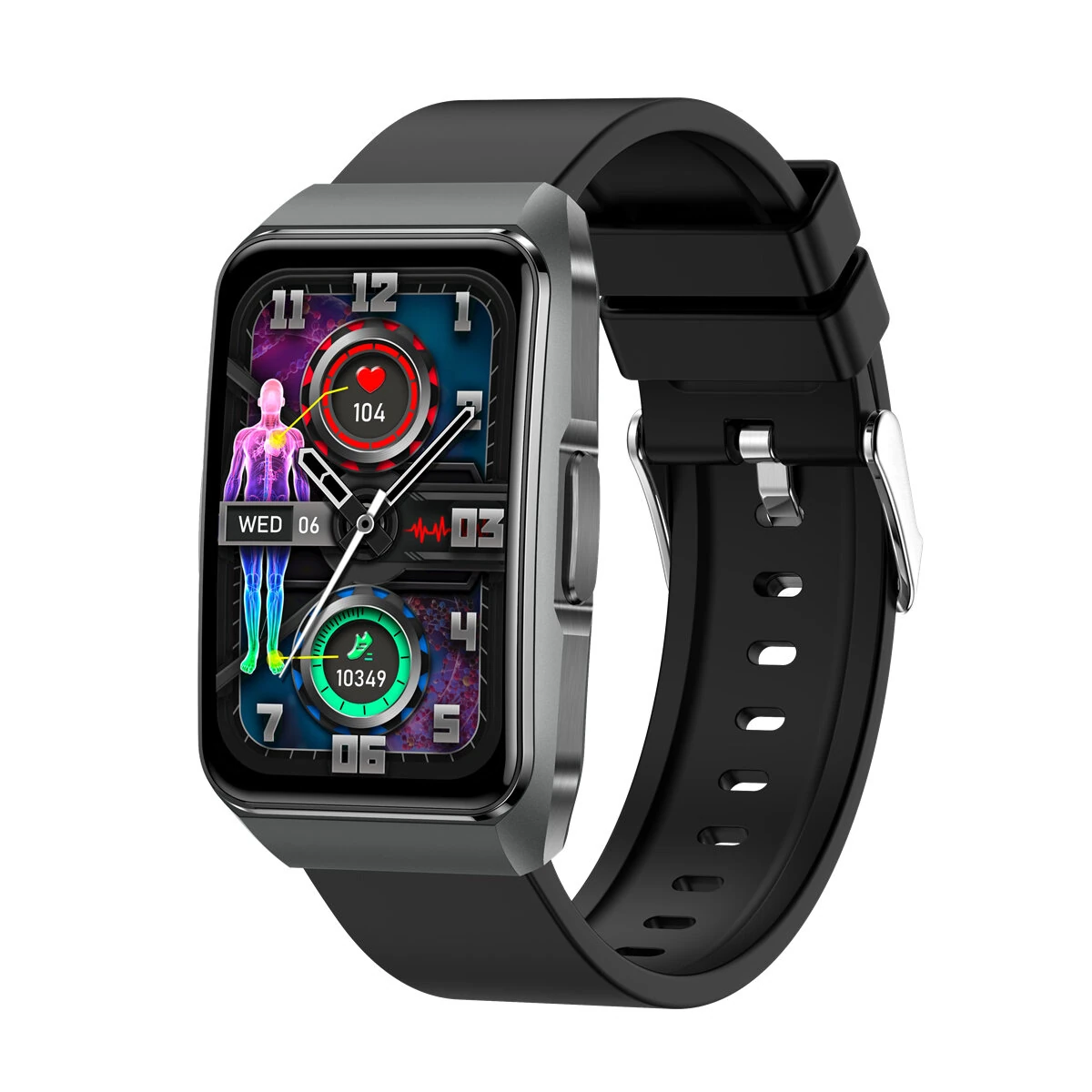 (image for) ET650 1.57inch HD Screen ECG HRV Lorenz Analysis Micro-physical Examination Heart Rate Blood Pressure Blood Composition SpO2 Monitor Sleep Monitoring Non-invasive Blood Glucose Measurement SO